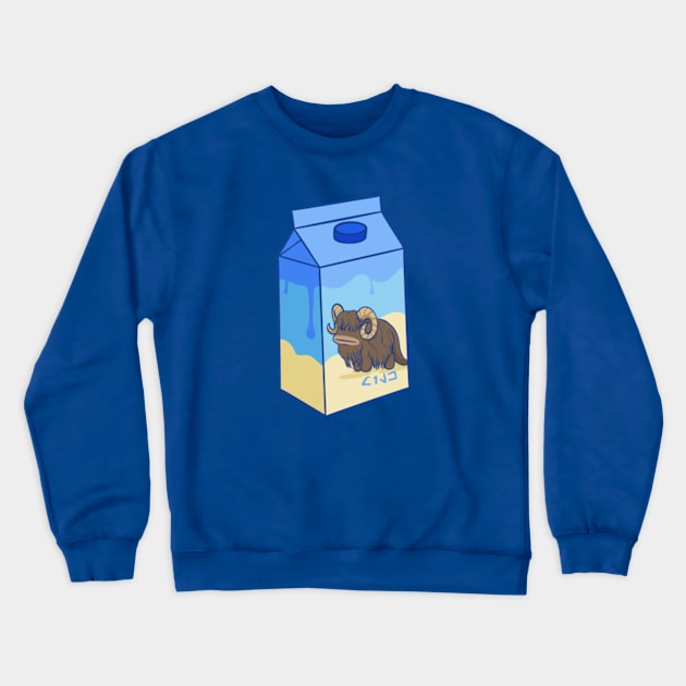 Milk Crewneck Sweatshirt by jfeldmanart